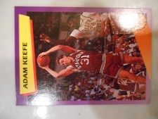 1992 Front Row Adam Keefe Stanford '92 Draft Atlanta Hawks #63 Basketball Card