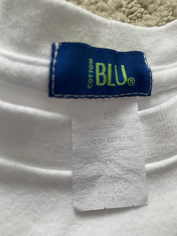 USED Boy’s Silly Goose and Cotton BLUE 2pc Summer Outfits- size 4/5 - Image 4 of 4