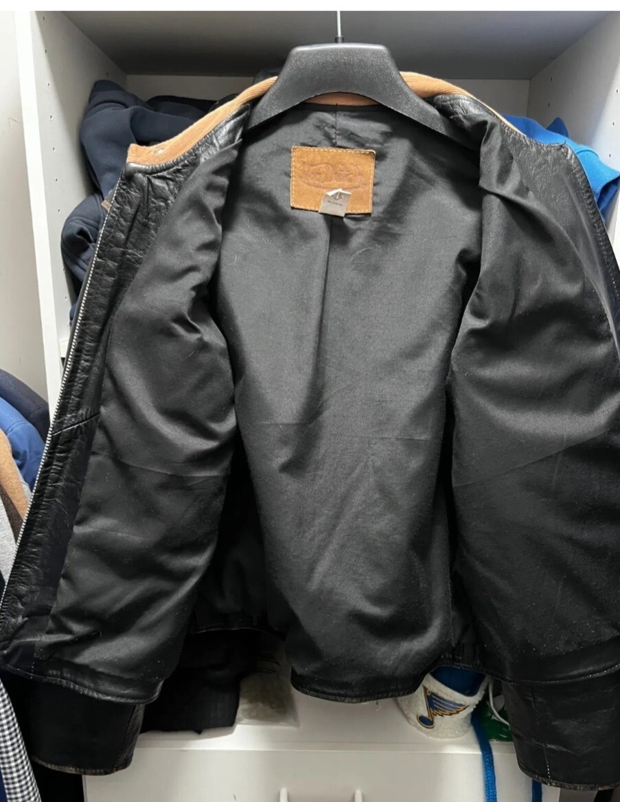 🚨🔥Vintage Von Dutch Leather Mens XL Jacket Motorcycle 🚨🔥Vintage Von Dutch Leather Mens XL Jacket Motorcycle