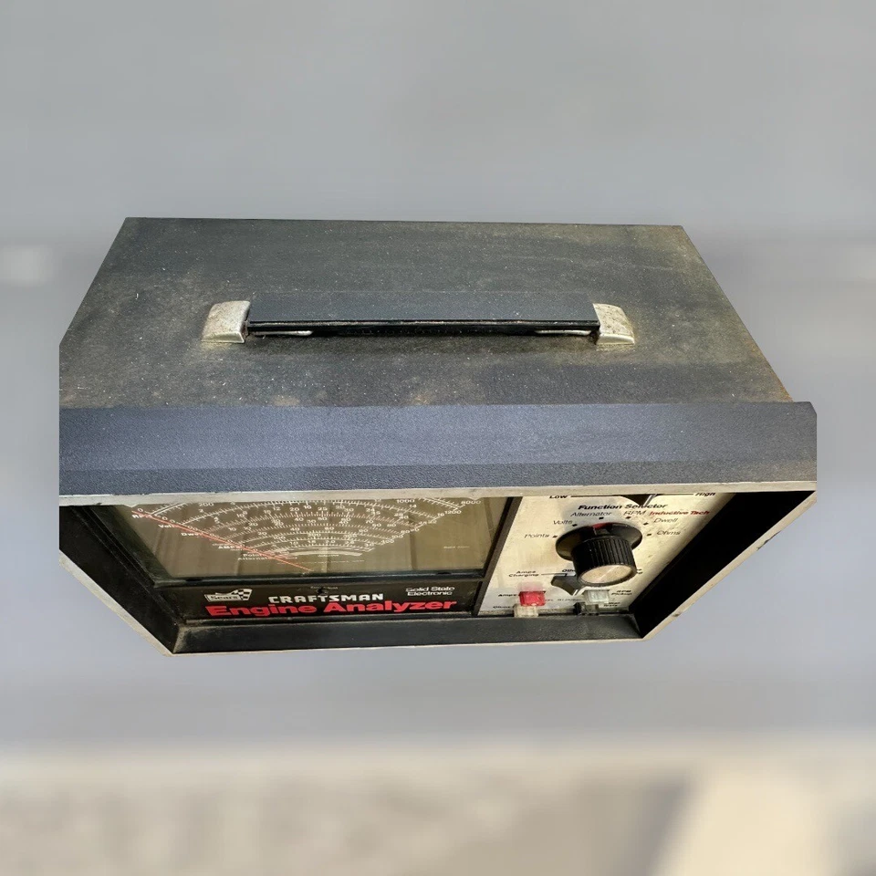 Analisador de motor antigo Sears Craftsman 161210400 K38R sistemas de 12 e 24 volts - Imagem 4 de 4