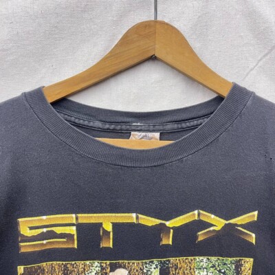 Vintage 1997 STYX Grand Illusion 97 Tour Tee Size Large Single