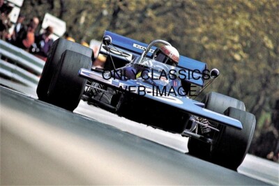 1970 FLYING SCOT JACKIE STEWART GRAND PRIX FORMULA ONE 8X12 PHOTO TYRRELL RACING