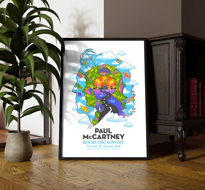 Paul McCartney Event Rocks The Bowery At Bower Ballroom In NY On Feb 11th Poster