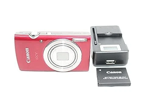 Canon Digital Camera IXY 180 -Red- 8x Optical Zoom ( IXY180RE ) From Japan Fedex