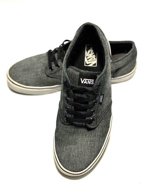 SAOLA Vans Off The Wall Scarpe da Skate Uomo Taglia 12 Grigio Scuro Tela SK8 Stringate 500714