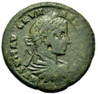 Marcianopolis, Severus Alexander, 222-235. Ae (25.4 mm). Nude Apollo. a2704