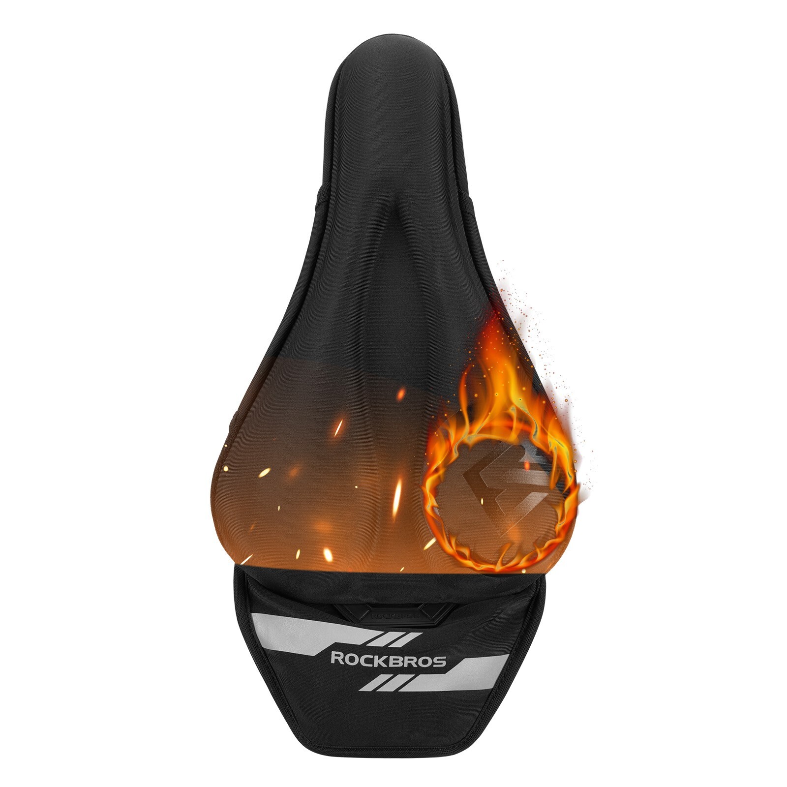 ROCKBROS Fahrrad Sattelbezug Beheizte Sattelschützer Sattel Überzug Beheizbar