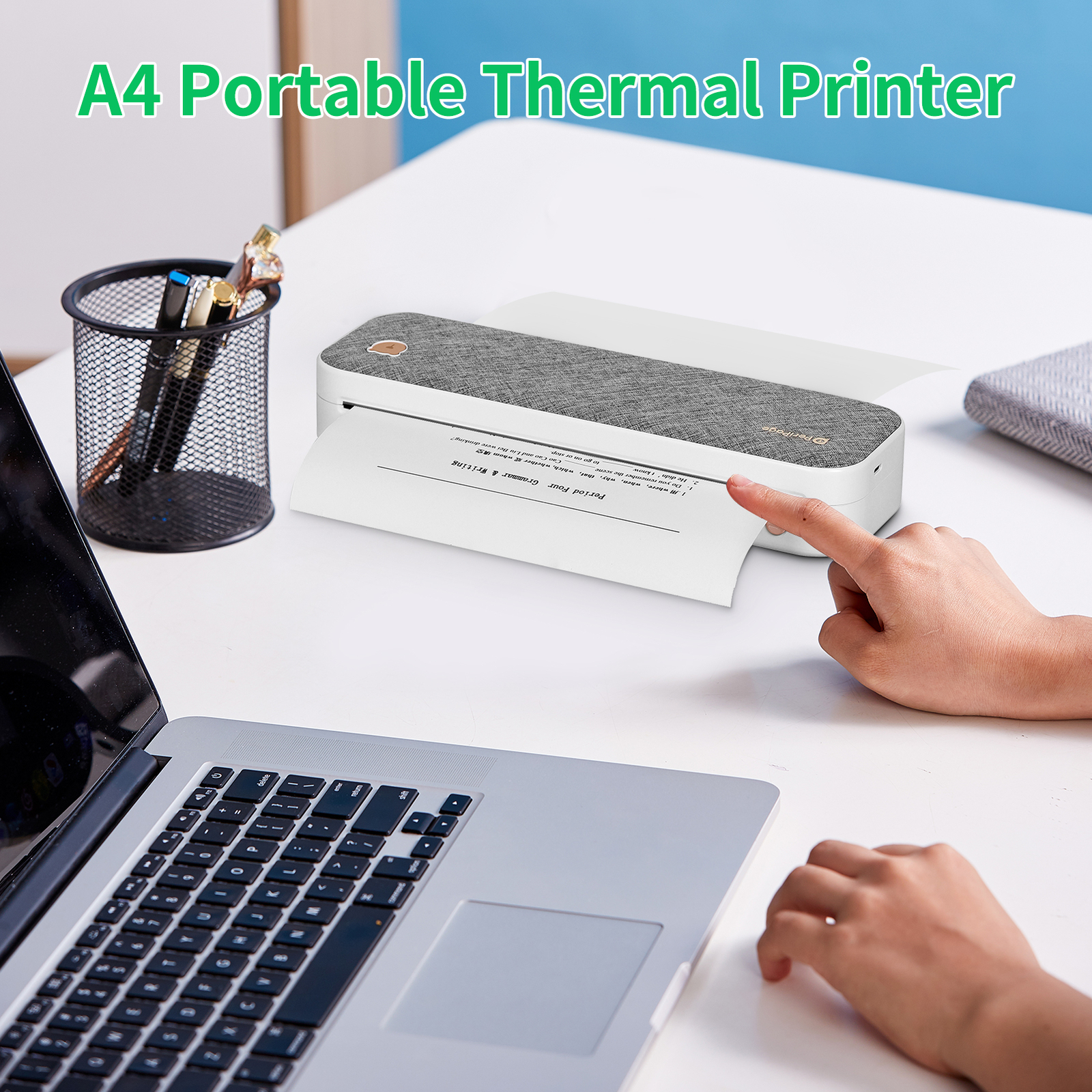 PeriPage A4 Paper Printer Mini Portable Thermal Transfer Wirless