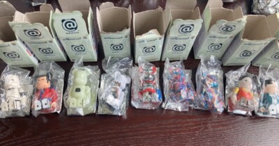 Lot of 9 BEARBRICK Series 44 w/ all Cards, Boxes, & a SECRET - See Description!