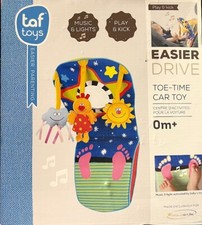 Taf Toys Baby Multicolor Infant Toe Time Music Lights Easier Drive Car Seat Toy