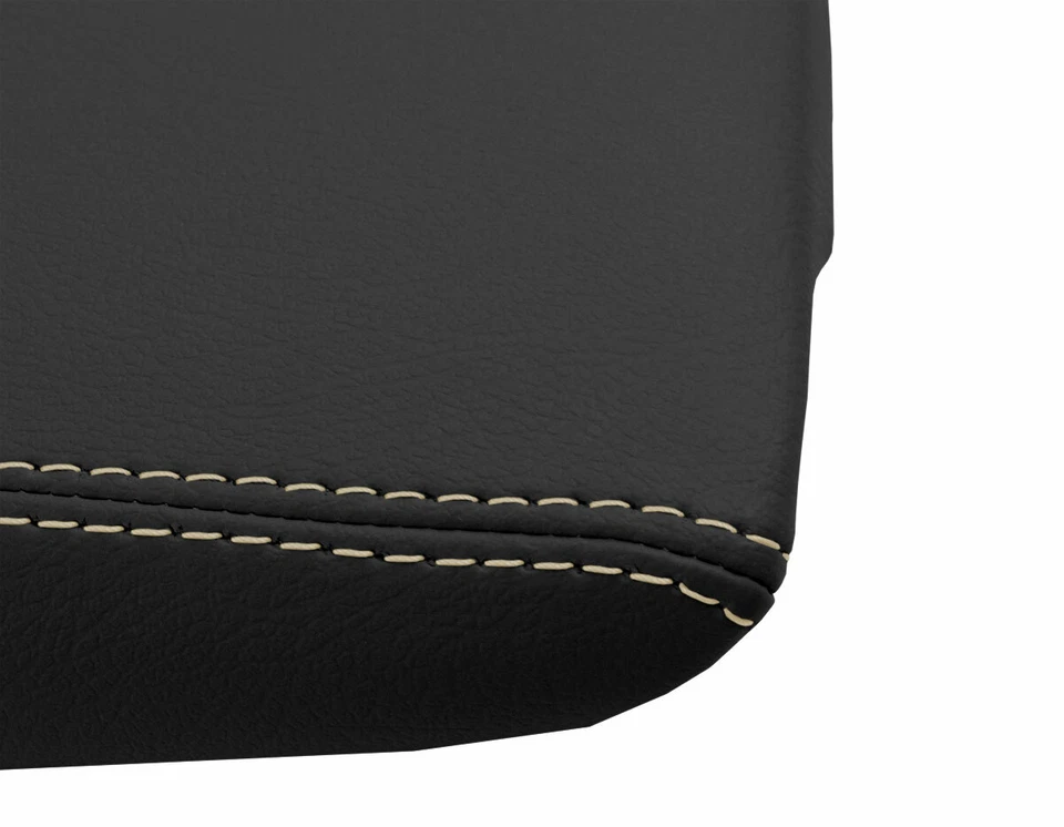 Se adapta a Infiniti J30 1993-1997 PVC Cuero Consola Tapa Pull Over Cubierta Puntada Beige Foto 3 de 4