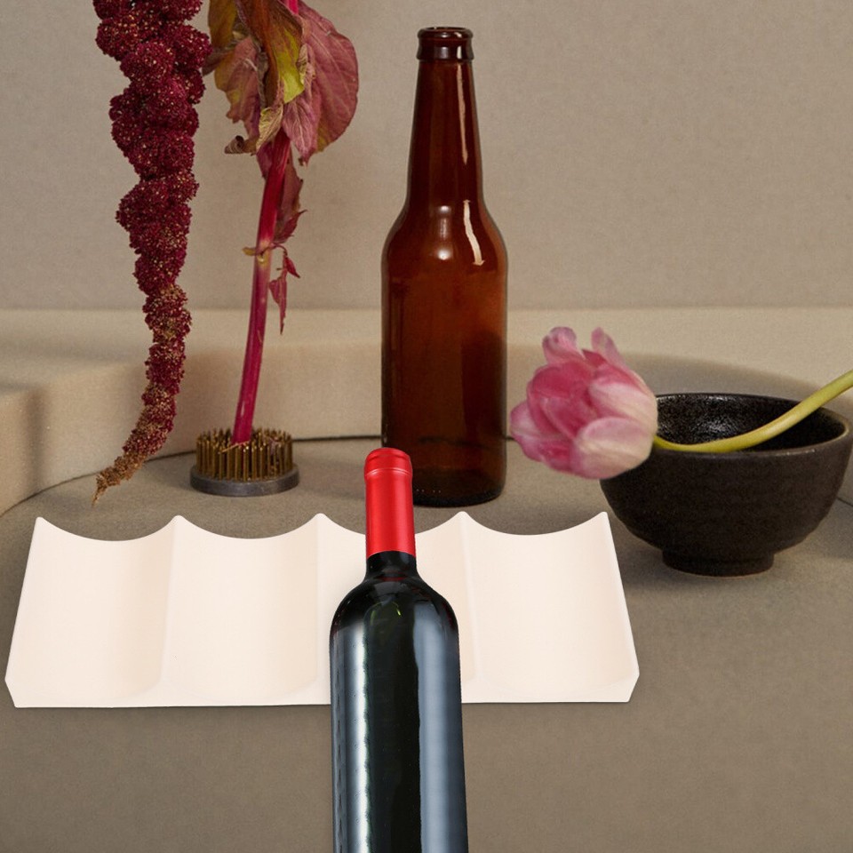 Fridge Bottle Rack Racks Wine Stacker Holder Display White Organizer eBay