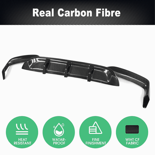 Carbon Heckdiffusor Diffusor Spoiler Lippe für BMW F06 F12 F13 M6 M-Paket 12-16 - Picture 6 of 11