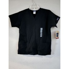 Women's Black Cherokee Scrub Shirt - Size: Small - New With Tags