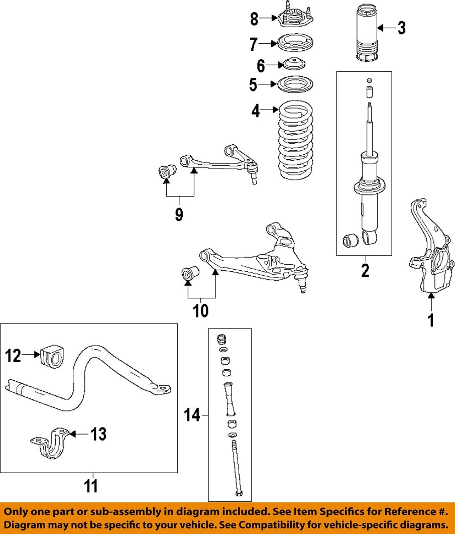 GM OEM-Front Upper Control Arm 94772428 | eBay 