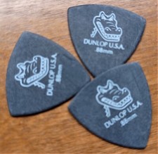 Jim Dunlop Guitar Picks Gator Grip Small Triangle 0.88mm 3-pack