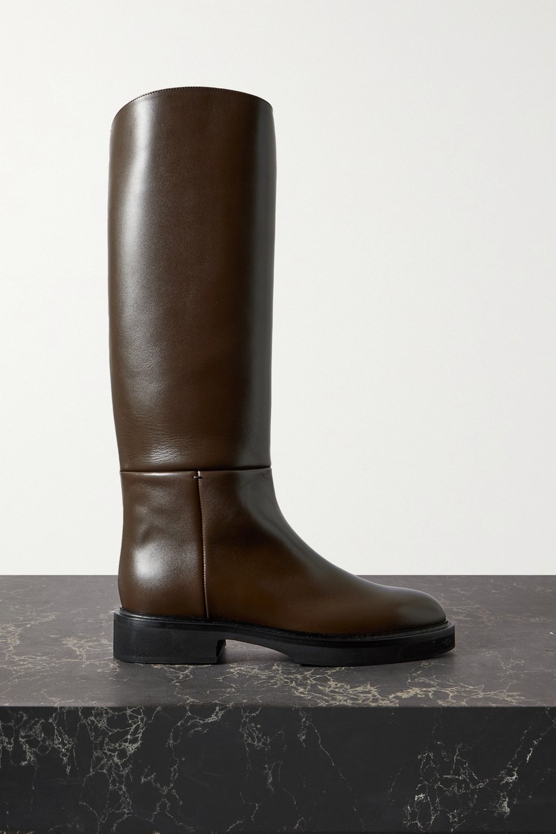 $1650 KHAITE Derby Knee High Riding Boots Derby IT 40.5