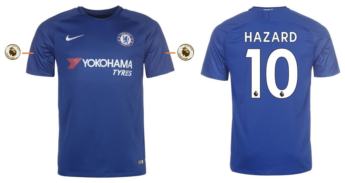 チェルシー　Hazard #10 2018年度　ユニフォーム　レプリカ Trikot Nike FC Chelsea 2017-2018 Home - Eden Hazard 10 I