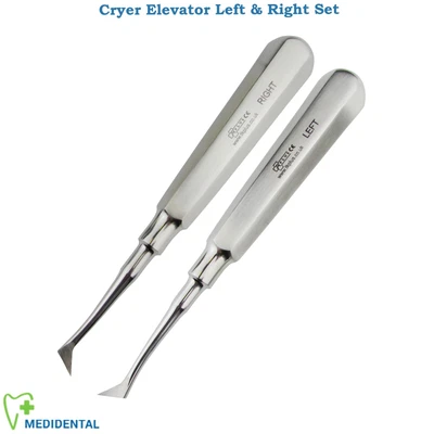 Left & Right Cryer Zähne Extraktion Lockern Zahnarzt Chirugische Instrumente Neu - Bild 1 von 3