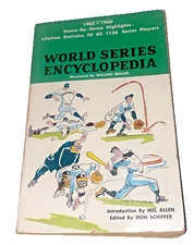 World Series Encyclopedia 1903- 1960 Illustrated Vintage Baseball Paperback Book
