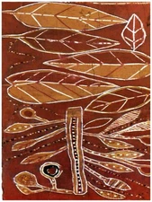 Decor Poster. Leaves. Fine Home Graphic Art Design.Room Decoration .1550