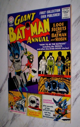 Batman Annual #1 NM- 9.2 OW/W pages 1961 DC #kellyssuperheroes