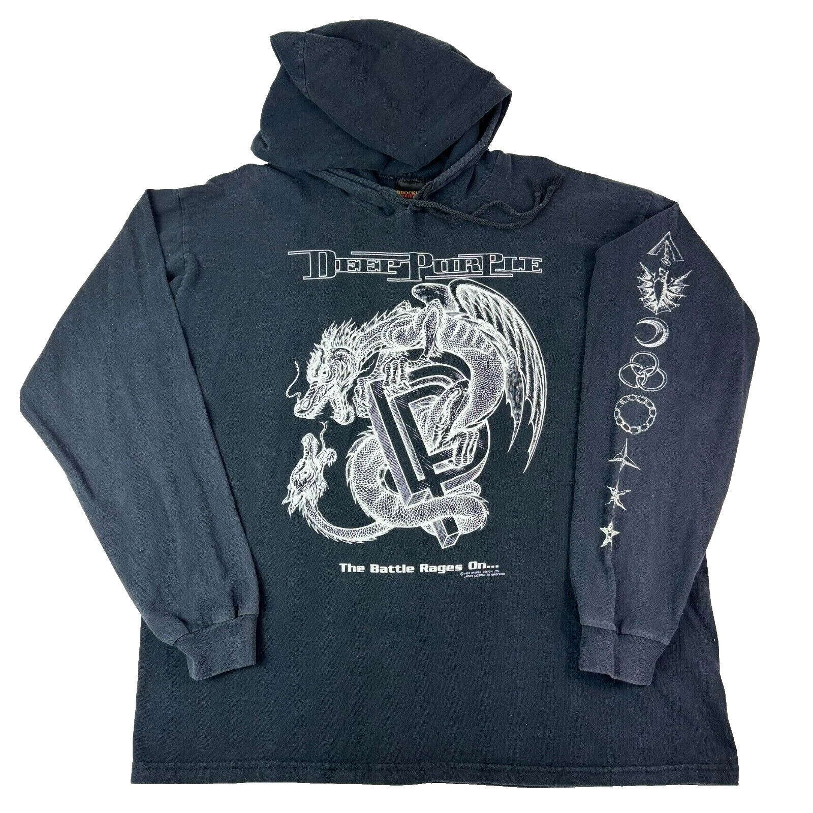 男式黑色XL号布洛克姆衬衫