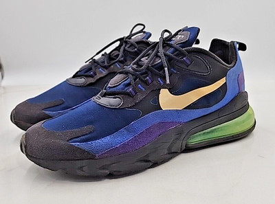 NIKE Shoes 11.5 AIR MAX 270 REACT AO4971 005 ROYAL BLUE SAFARI PLUS PRESTO 2019