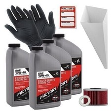 Factory Racing Parts 10W-40 4qt Oil Change Kit For Honda TRX420FA/FPA Rancher AT 44.99 per gallon