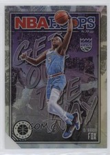 2019 Panini NBA Hoops Premium Stock Get Out the Way Holo De'Aaron Fox #13 19n6