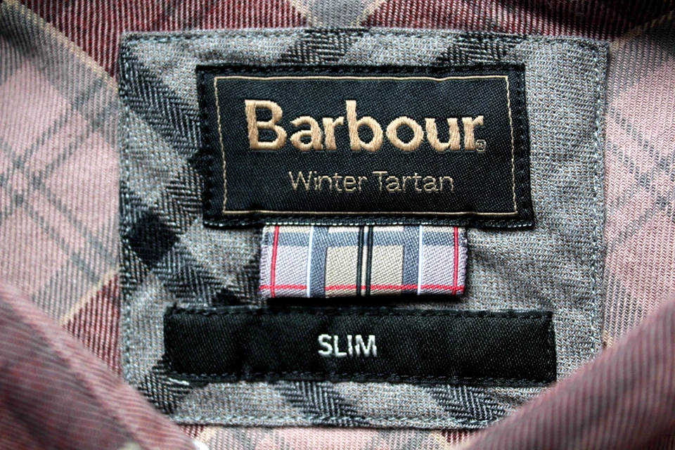 Barbour Winter Tartan Carlin women's slim shirt UK 18 Pink L/S cotton LSHTA632 - Image 4 of 4