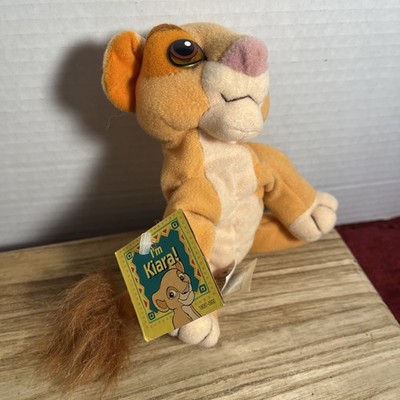 Disney Lion King 2 Simba's Pride 1998 Mattel Kiara Beanie Plush Toy New With Tag