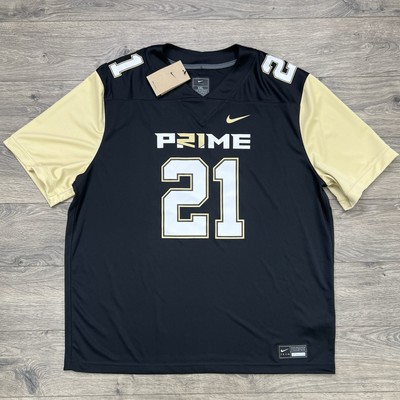 Nike Prime Sadeur Sanders Jersey Sz 2XL Mens Black Prime 2.0 #21 Football