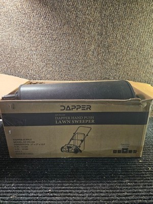 DAPPER SUPPLY DP-FS1104 Walk Behind Push Lawn Sweeper 21-in 3.5-cu ft,