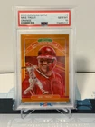 2020 Panini Donruss Optic - Diamond Kings Mike Trout #9 Orange Parallel /100
