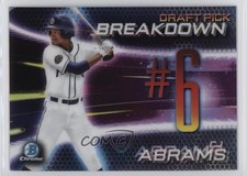 2019 Bowman Draft Chrome Scouts Pick Breakdown CJ Abrams #BSB-CA 8d4