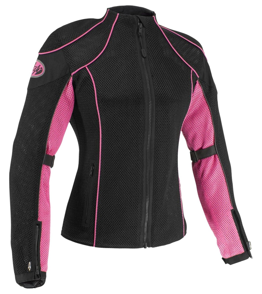 Joe Rocket Majestic Womens Textile Motorcycke Jacket Pink/Black LG
