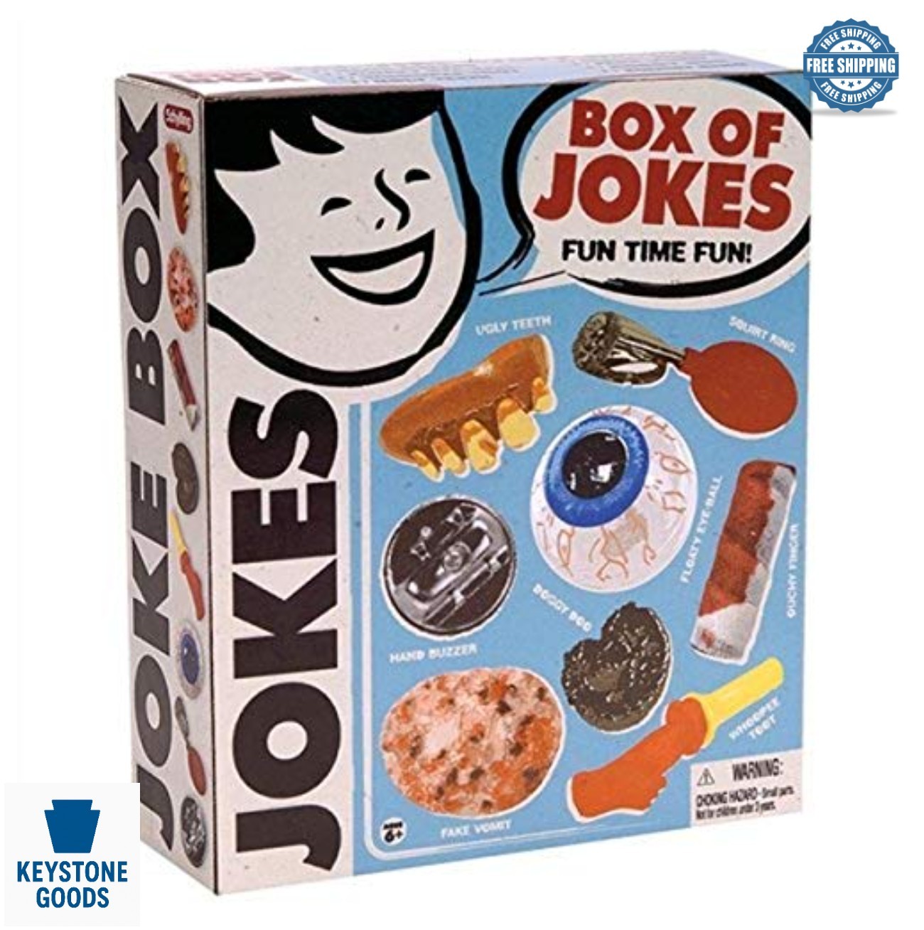 Classic Gag Toy Set 8 Piece Jokes Pranks For Kids 6 And Up Party Favors