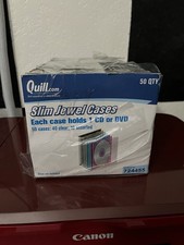 LOT OF 50 NEW SINGLE CD JEWEL CASES, MULTI COLOR NEW FREE SHIPPING 
