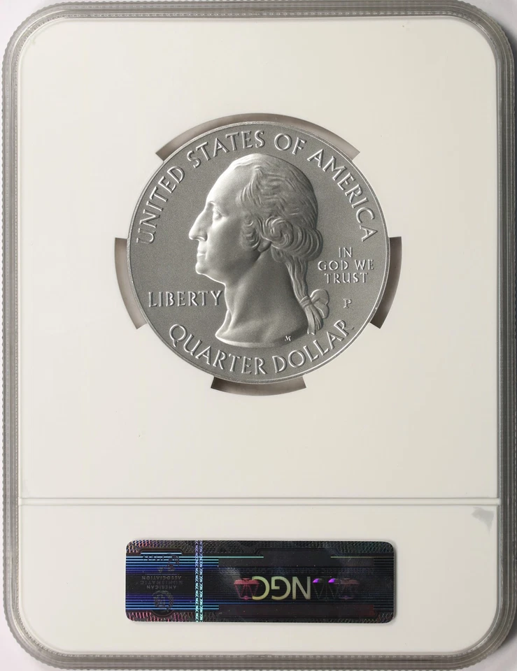 2011-P Olympic National Park ATB 5 oz Silver Quarter 25c NGC SP69 - Image 2 of 4