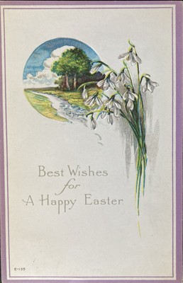  Lot of 4  Easter Postcards Early 1900 s