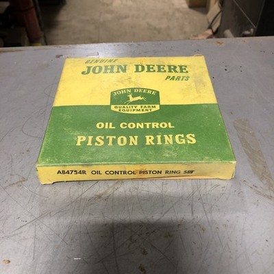 Pair of NOS John Deere B STD Oil Control Piston Rings Fits 201000-up AB4754R 