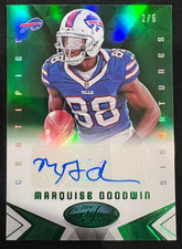 MARQUISE GOODWIN 2014 Panini Certified Signatures Emerald SSP #S-MG AUTO #2/5
