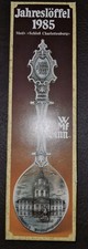 WMF Jahresl&ouml;ffel Zinn Schloss Charlottenburg 1985 Sammeln Geschenk Servieren Rar