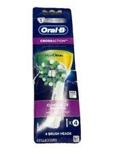Oral-B CrossAction MaxClean Replacement Brush Heads   Genuine Open Box 