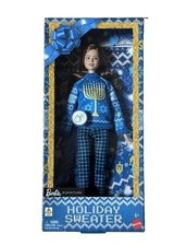 NEW IN HAND 2026 Barbie Signature LIGHT UP Holiday Sweater Hannukah Jewish Doll
