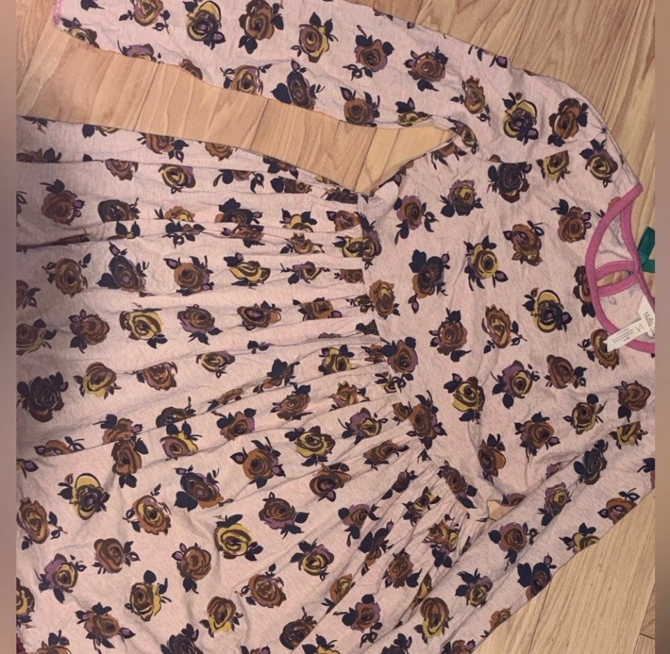 Matilda Jane Enchanted Afternoon Dress EUC Make Believe Girl Floral Roses Sz 12 - Image 3 of 4