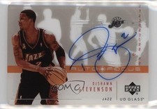 2002-03 UD Glass Auto Focus DeShawn Stevenson #DS Auto 05fy