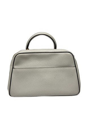 Valextra Serie Esse Leather Shoulder Bag White
