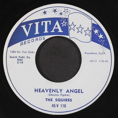 SQUIRES VITA 7'' Single 45 RPM Heavenly Angel / Sweet Girl